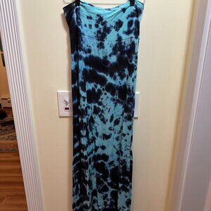 Tie Dye Maxi Skirt
